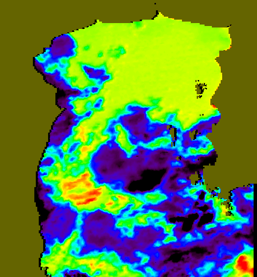 MODIS Aqua 2005/3/5 SST