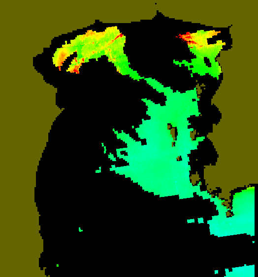 MODIS Aqua 2005/3/7 CHL