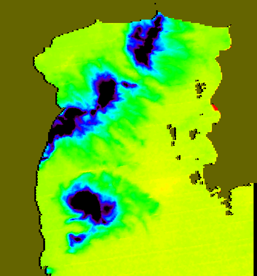 MODIS Aqua 2005/3/7 SST