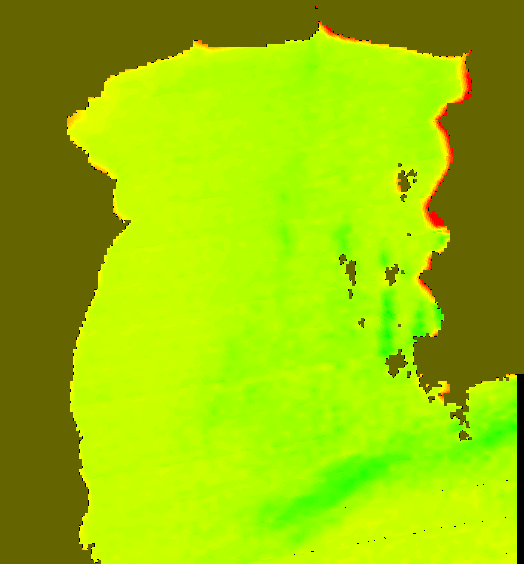 MODIS Aqua 2005/3/11 SST