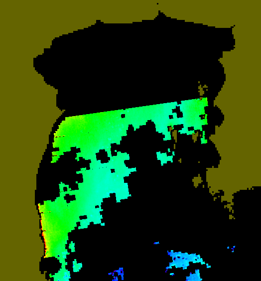 MODIS Aqua 2005/3/14 CHL