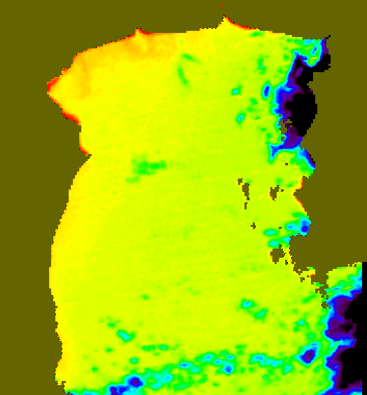 MODIS Aqua 2005/3/16 SST