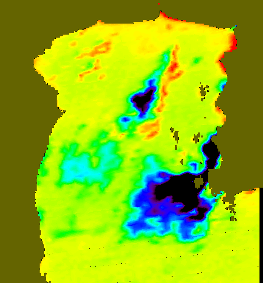 MODIS Aqua 2005/3/19 SST