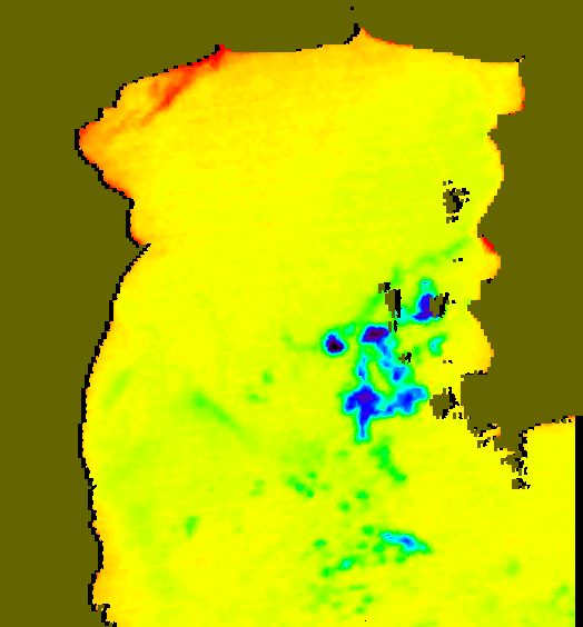 MODIS Aqua 2005/3/21 SST