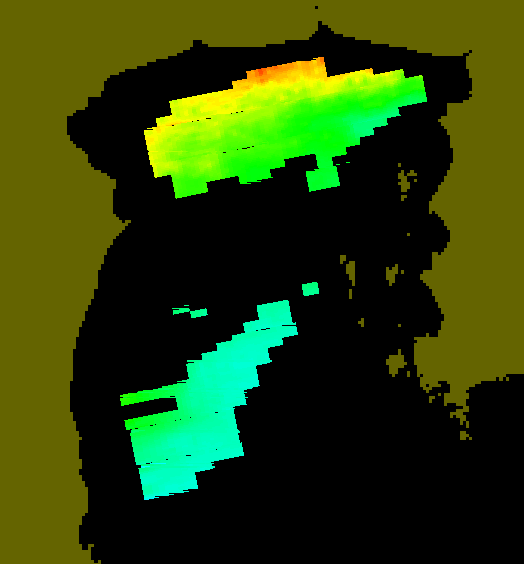 MODIS Aqua 2005/3/22 CHL