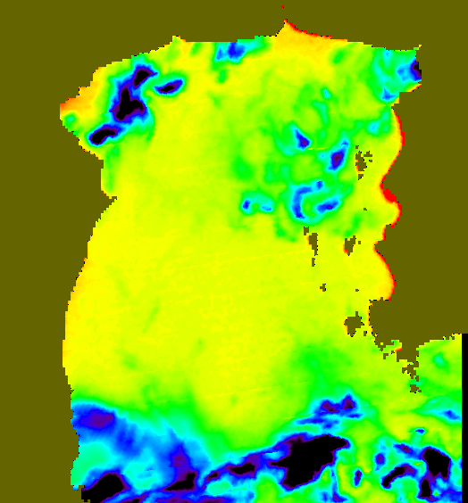 MODIS Aqua 2005/3/23 SST