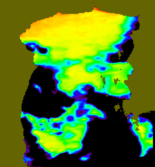 MODIS Aqua 2005/3/26 SST