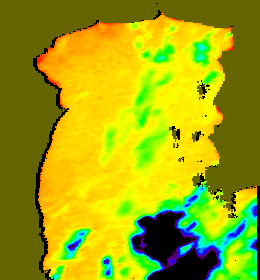 MODIS Aqua 2005/3/27 SST