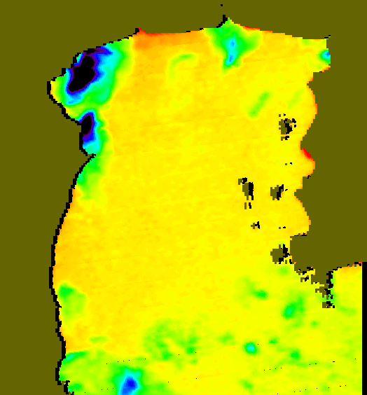 MODIS Aqua 2005/3/28 SST