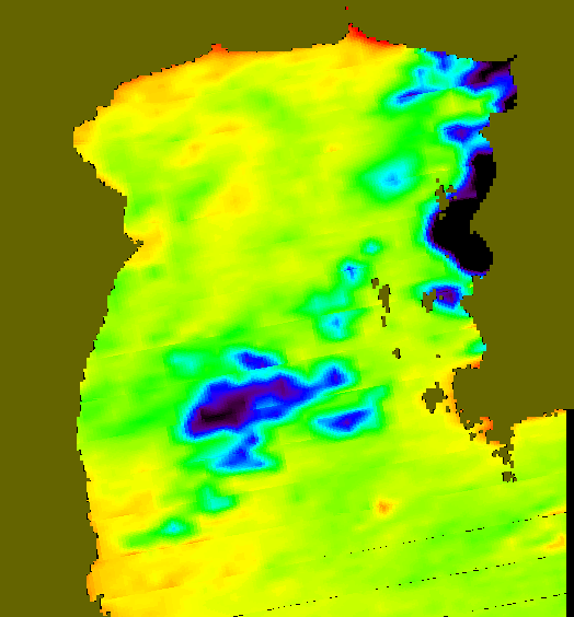 MODIS Aqua 2005/3/29 SST