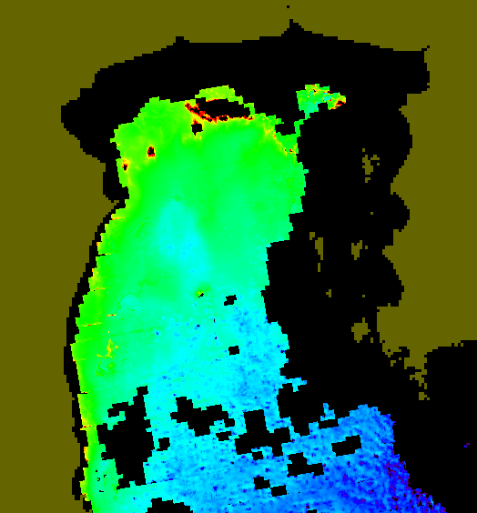 MODIS Aqua 2005/4/3 CHL