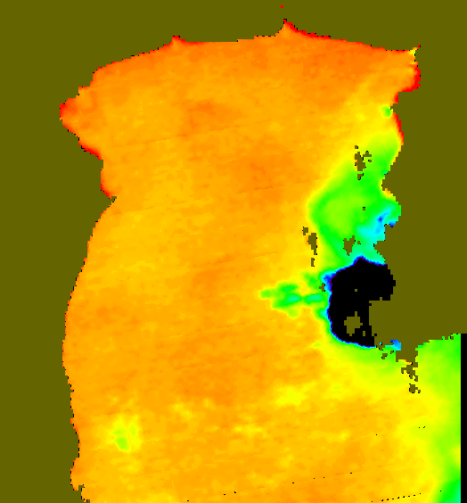 MODIS Aqua 2005/4/3 SST