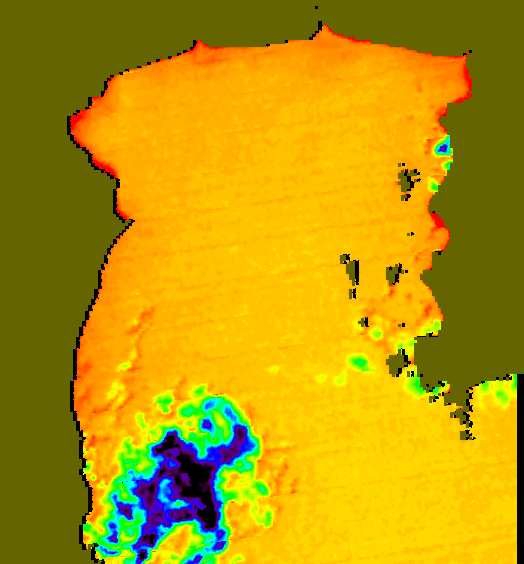 MODIS Aqua 2005/4/17 SST