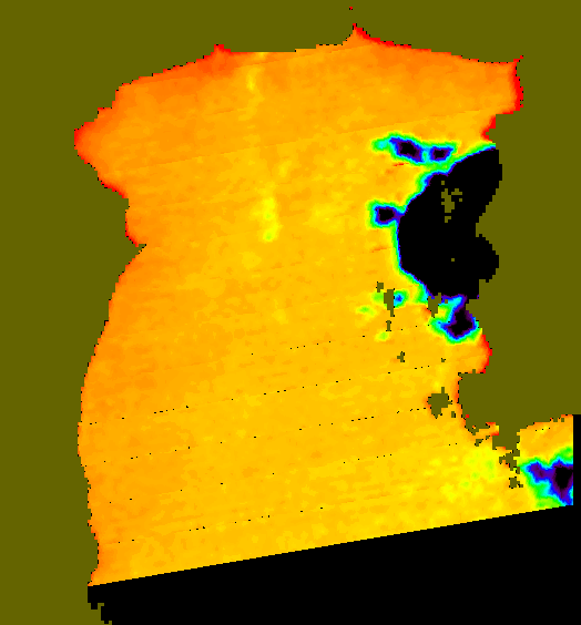 MODIS Aqua 2005/4/19 SST