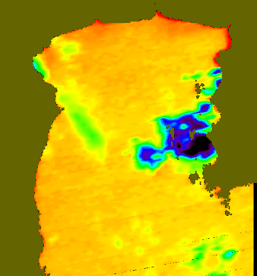 MODIS Aqua 2005/4/21 SST