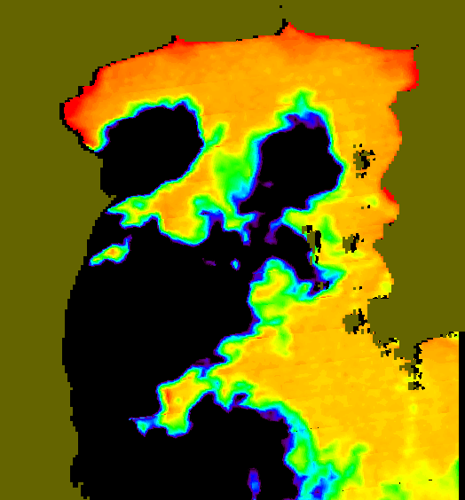 MODIS Aqua 2005/4/29 SST