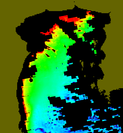 MODIS Aqua 2005/5/7 CHL