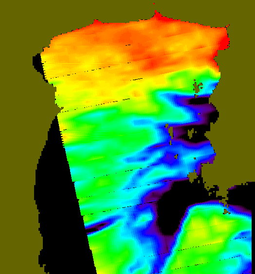 MODIS Aqua 2005/5/9 SST