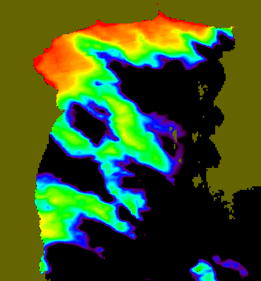 MODIS Aqua 2005/5/14 SST