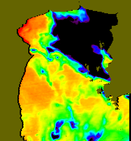 MODIS Aqua 2005/5/15 SST