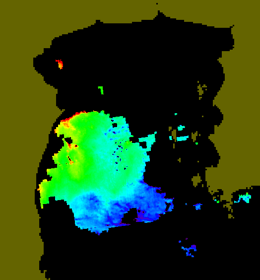 MODIS Aqua 2005/5/24 CHL