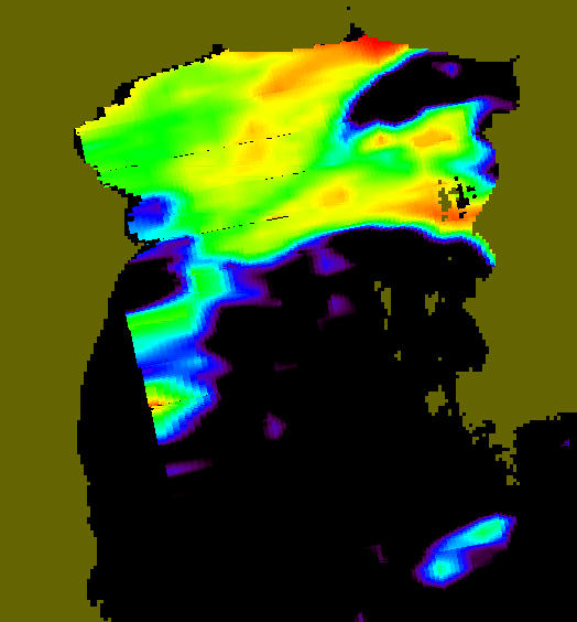 MODIS Aqua 2005/5/25 SST