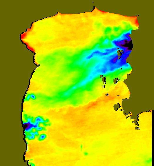 MODIS Aqua 2005/5/28 SST