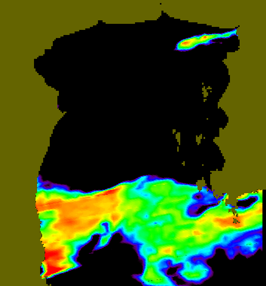 MODIS Aqua 2005/5/30 SST