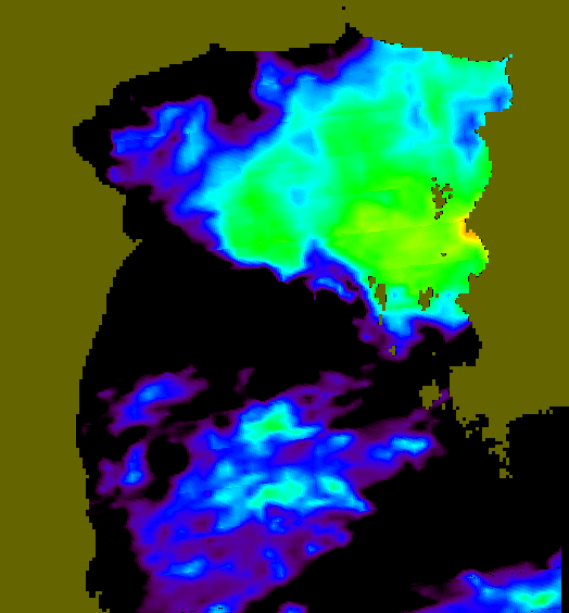 MODIS Aqua 2005/6/7 SST