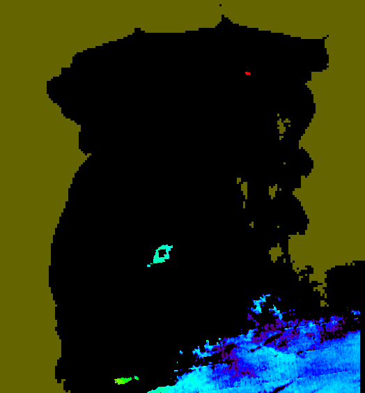 MODIS Aqua 2005/6/11 CHL