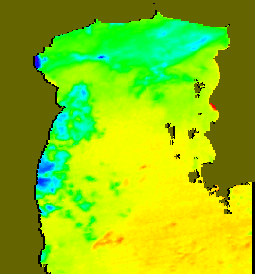 MODIS Aqua 2005/6/13 SST