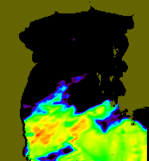 MODIS Aqua 2005/6/15 SST