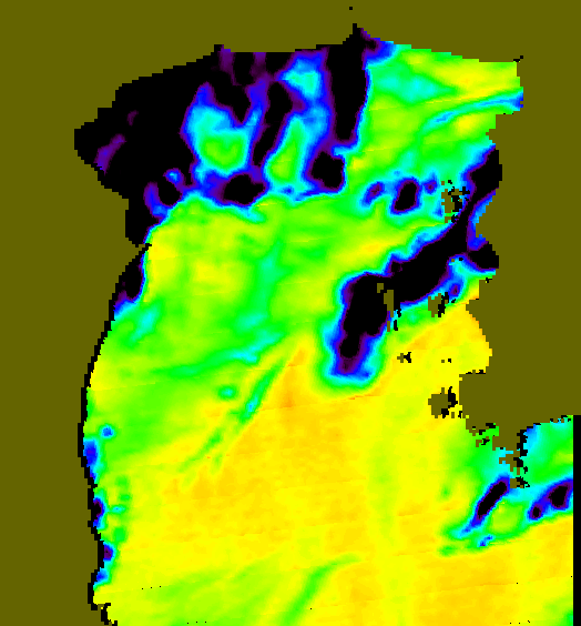 MODIS Aqua 2005/6/16 SST