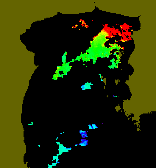 MODIS Aqua 2005/6/25 CHL