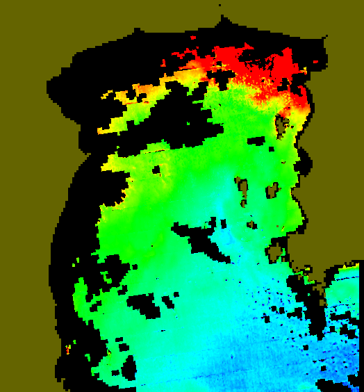 MODIS Aqua 2005/6/27 CHL