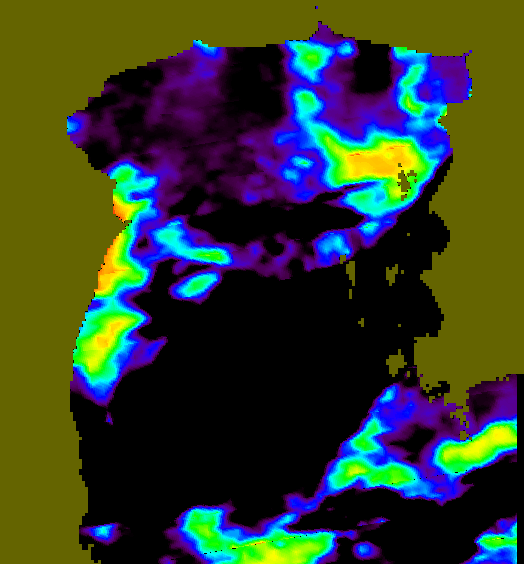 MODIS Aqua 2005/7/1 SST