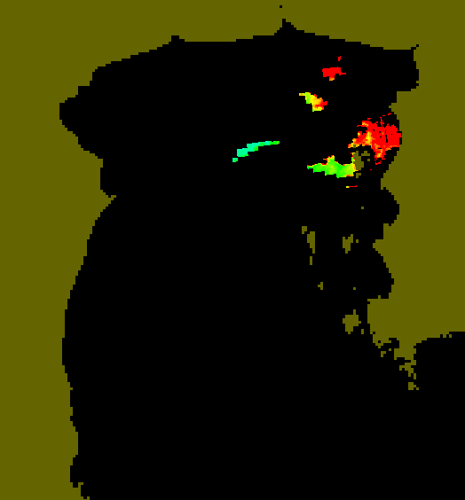 MODIS Aqua 2005/7/2 CHL