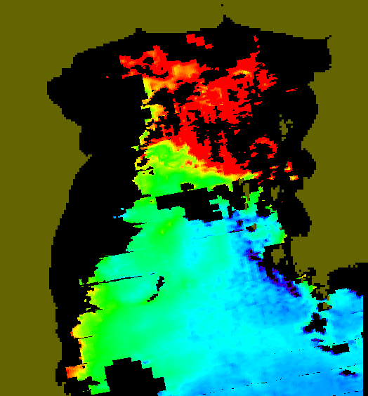 MODIS Aqua 2005/7/3 CHL