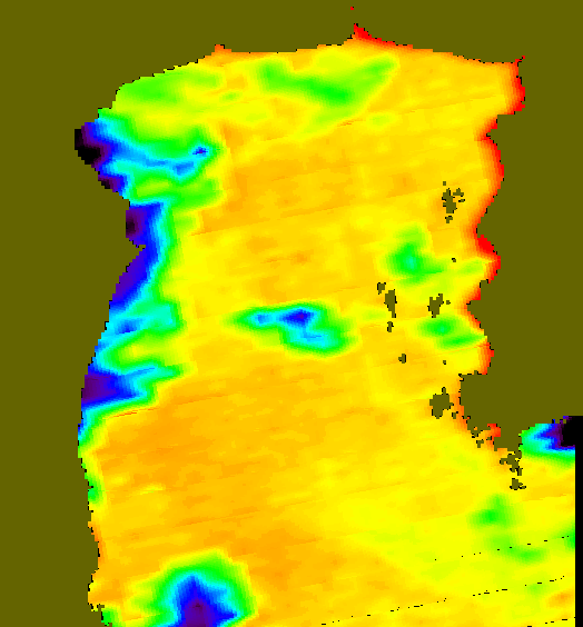 MODIS Aqua 2005/7/3 SST