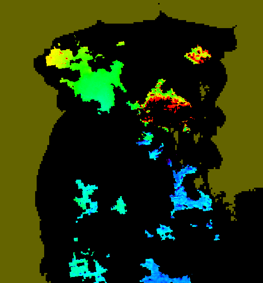 MODIS Aqua 2005/7/4 CHL