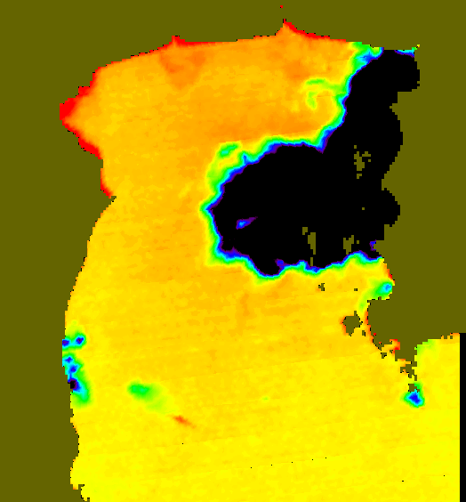 MODIS Aqua 2005/7/11 SST