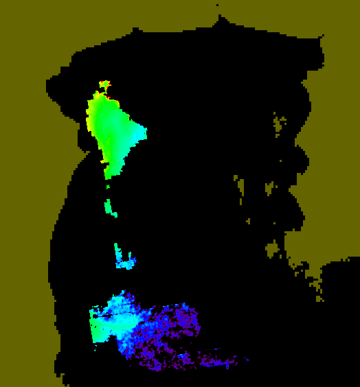 MODIS Aqua 2005/7/15 CHL