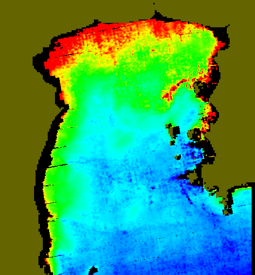 MODIS Aqua 2005/7/17 CHL