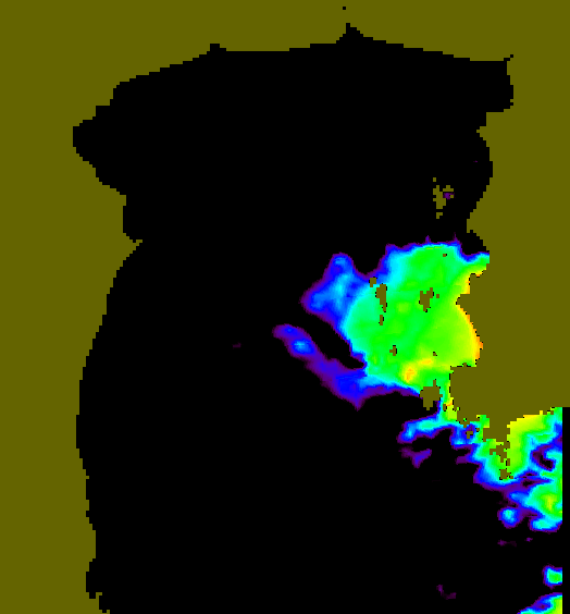 MODIS Aqua 2005/7/18 SST