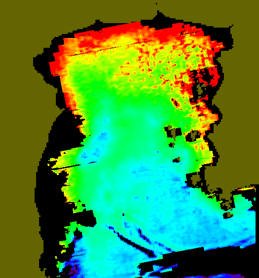 MODIS Aqua 2005/7/19 CHL