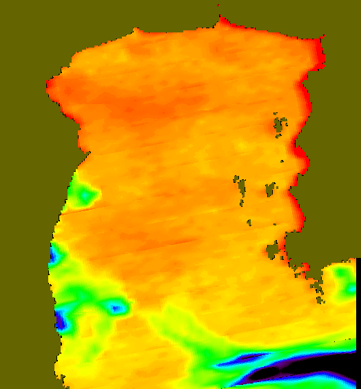 MODIS Aqua 2005/7/19 SST