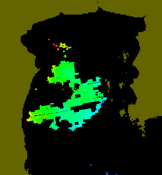 MODIS Aqua 2005/8/9 CHL