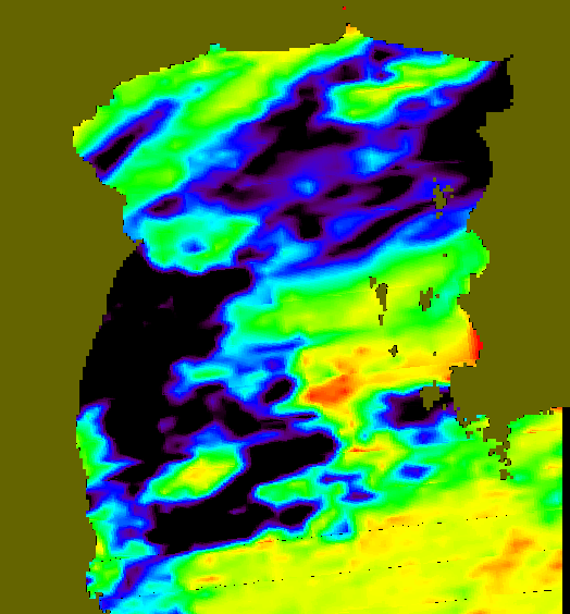 MODIS Aqua 2005/8/17 SST