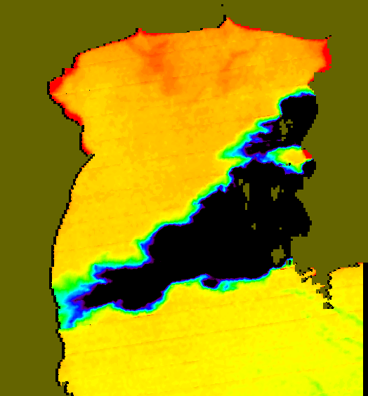 MODIS Aqua 2005/8/23 SST