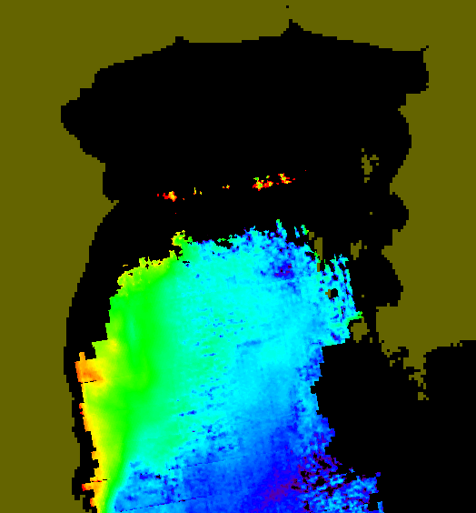 MODIS Aqua 2005/8/25 CHL